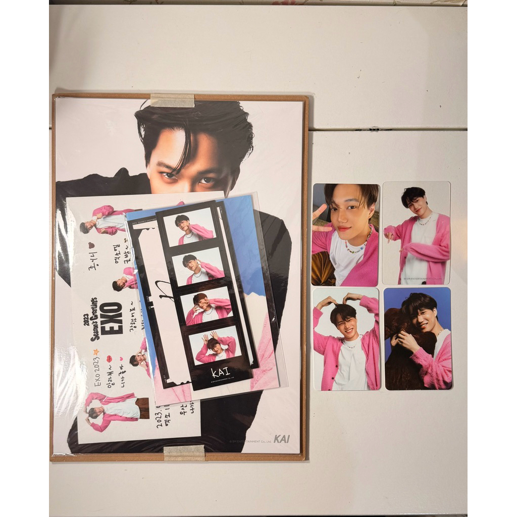 1 set exo kai season greetings 2023