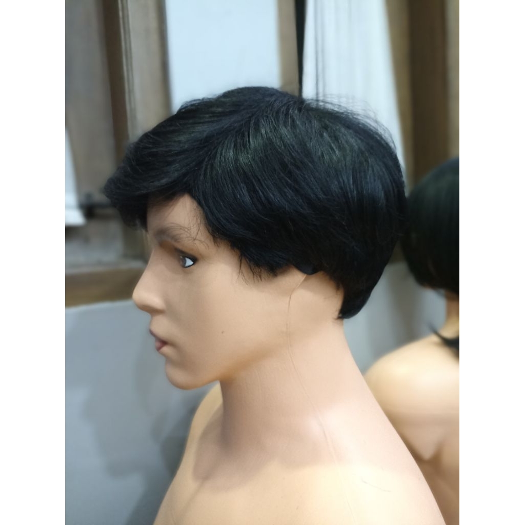 Wig Pria korea belah samping wg001