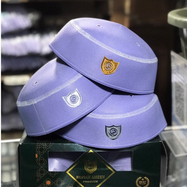 KOPIAH MALAYSIA A5 AMEEN  PUTIH POLOS PECI AMEEN ORIGINAL