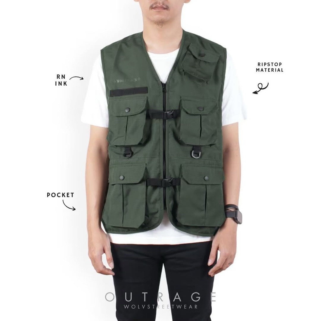WOLV - Vest Tactical Outdoor Ripstop Premium