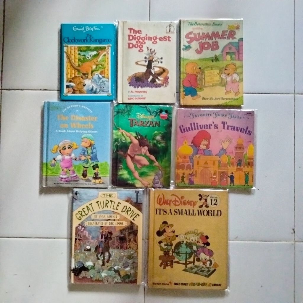 Cergam Import Jadul - Enid Blyton - Walt Disney - Tarzan - Muppets