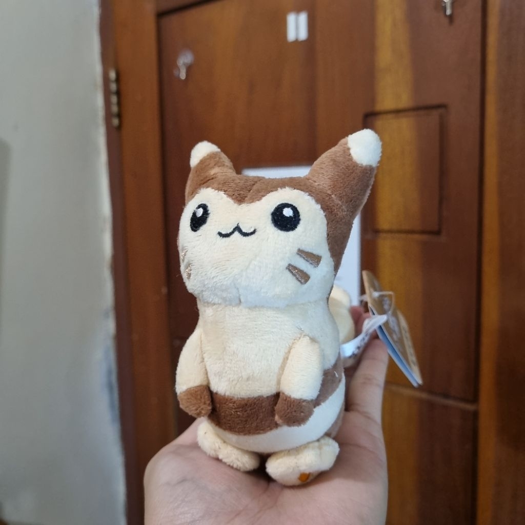 Boneka Pokemon Furret Pokefit KANJI Newtag