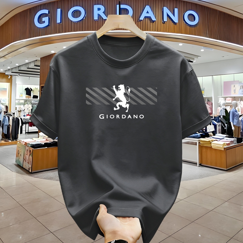 Kaos Pria Brand Giordano Original Style Casual Trendy Lengan Pendek T-shirt Santai