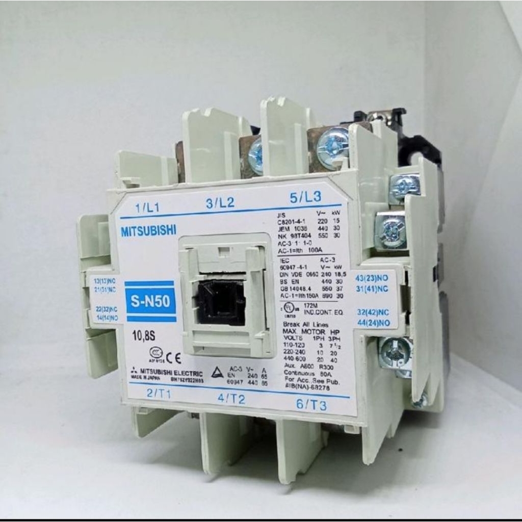 Kontaktor 3Phase Mitsubishi S-N50 220V Contaktor sn50