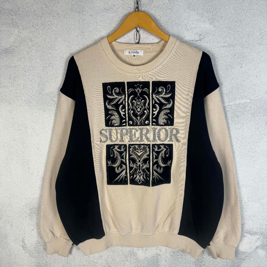 Vintage 90s Superior Embroidery Sweater Crewneck