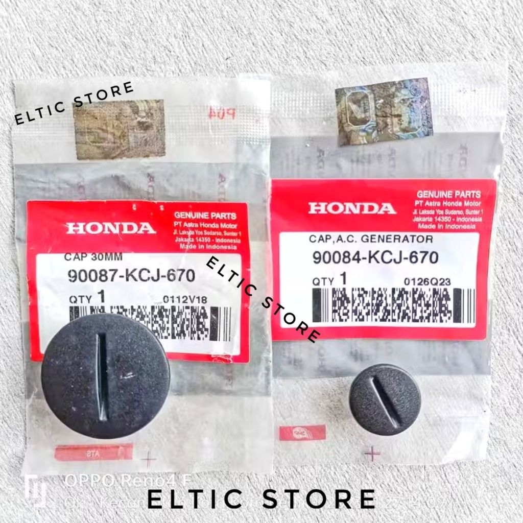 Tutup Magnet Set Hitam Honda Tiger 2000/Tiger Revo Original AHM