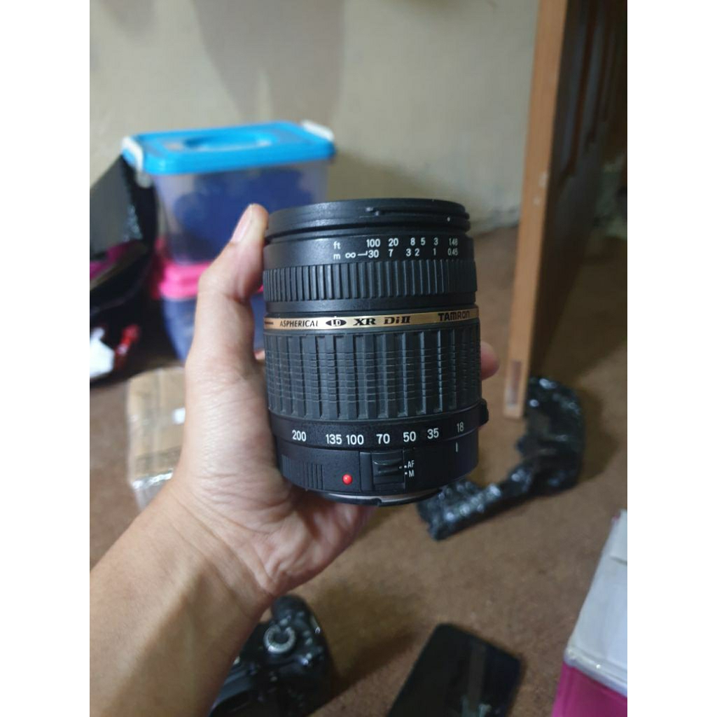 lensa tamron 18-200 for canon