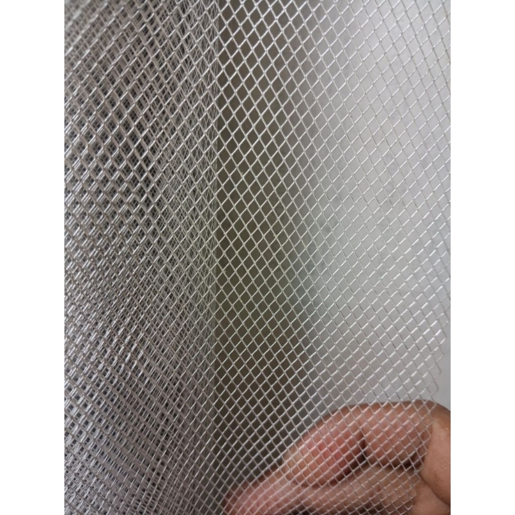 Kawat jaring aluminium 50 cm × 100 cm kawat nyamuk jaring nyamuk lubang angin saringan aluminium kaw