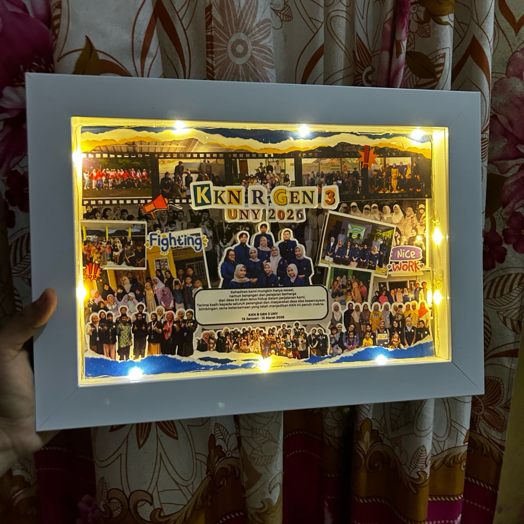 kado kenang kenangan KKN / kado foto perpisahan / kado custom KKN