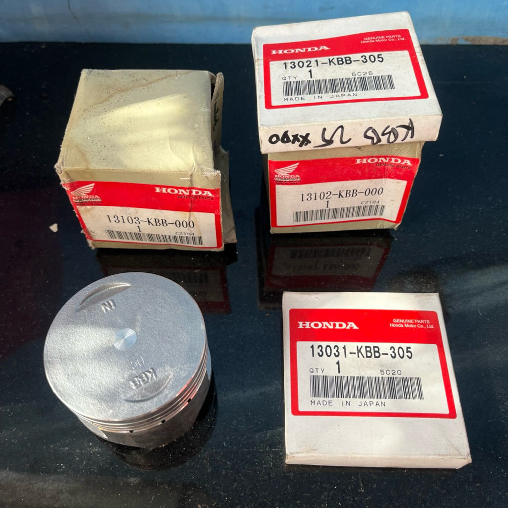 Piston Tiger seher set ring Honda Tiger Os Std 25 50 Original Honda Nos KBB japan