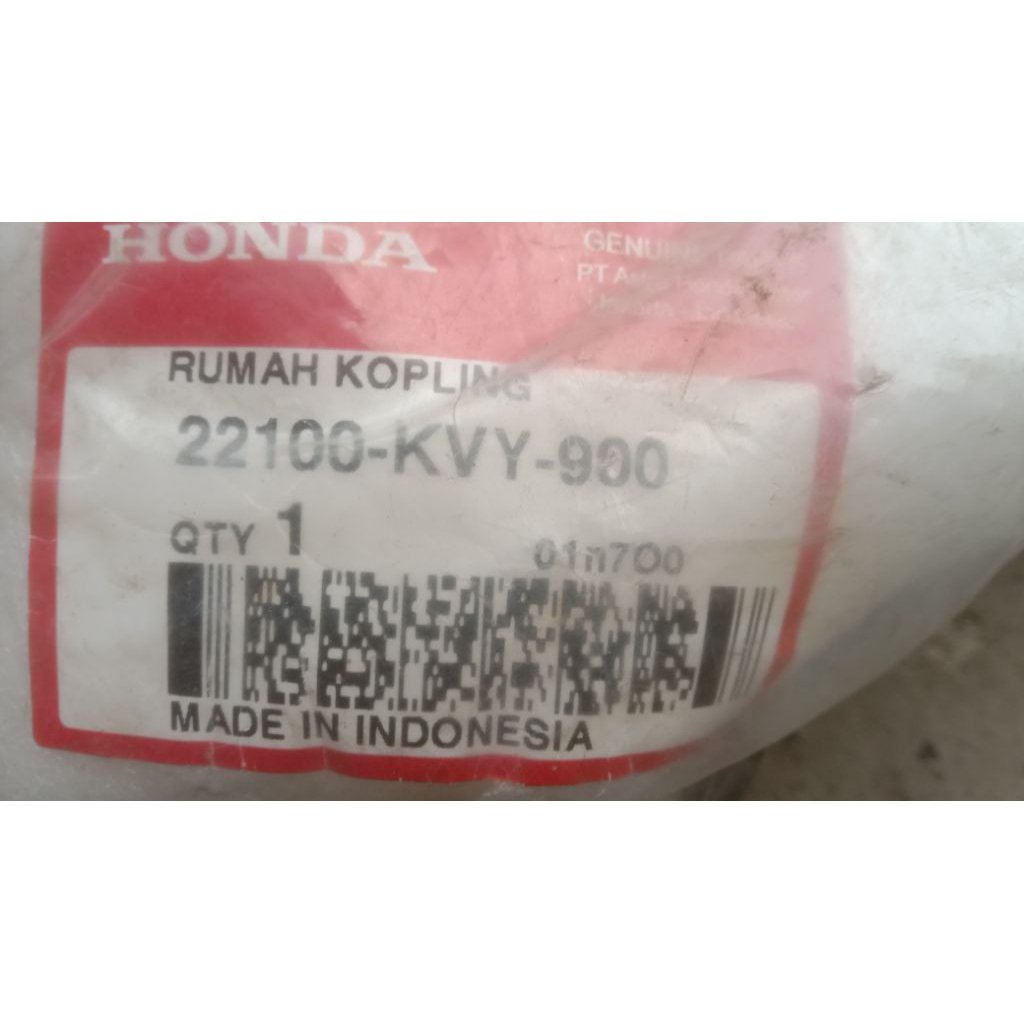 Rumah Kopling Beat Karbu 22100-KVY-900