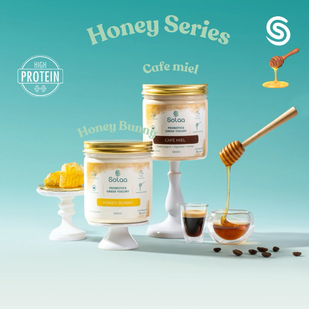 Solaa Probiotics Greek Yogurt Honey Series HALAL