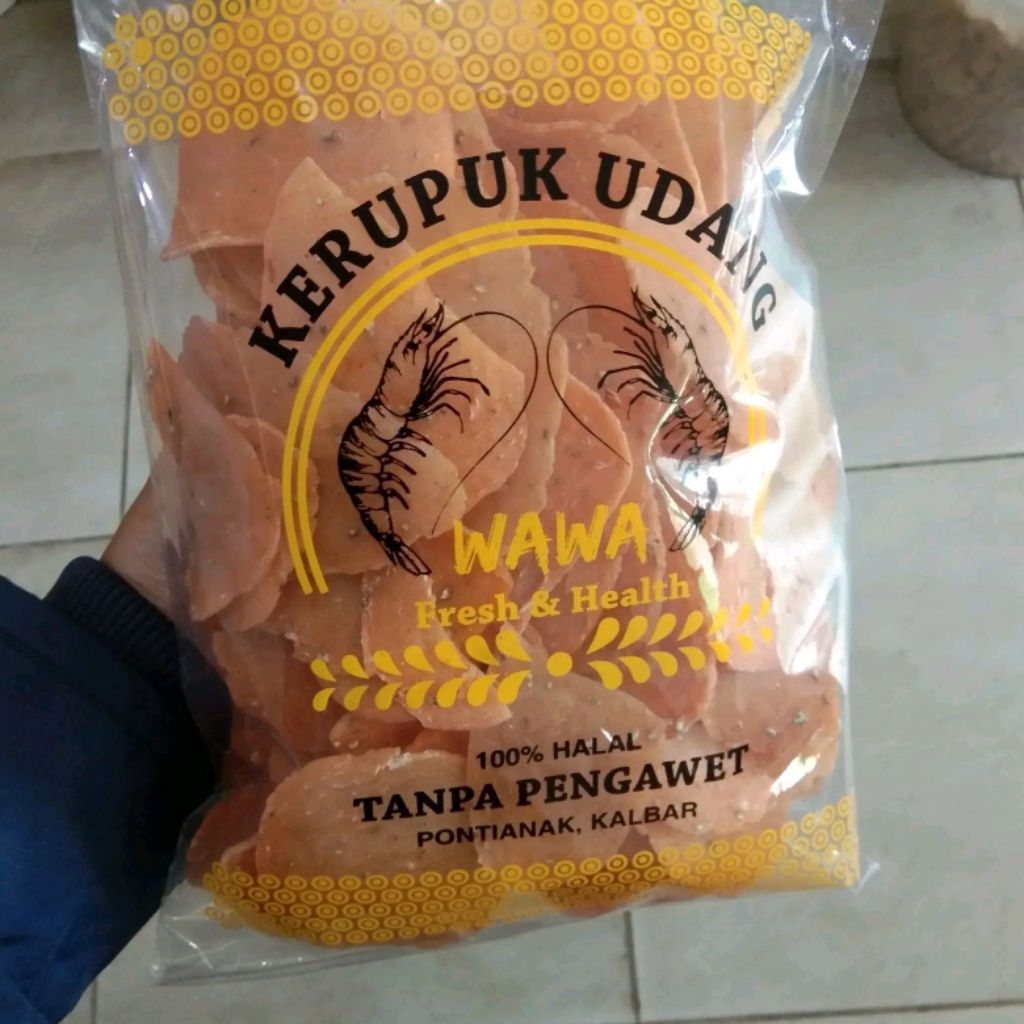 Kerupuk Udang Asli / Kerupuk Udang WAWA / Krupuk Udang Pontianak / Kerupuk Pontianak