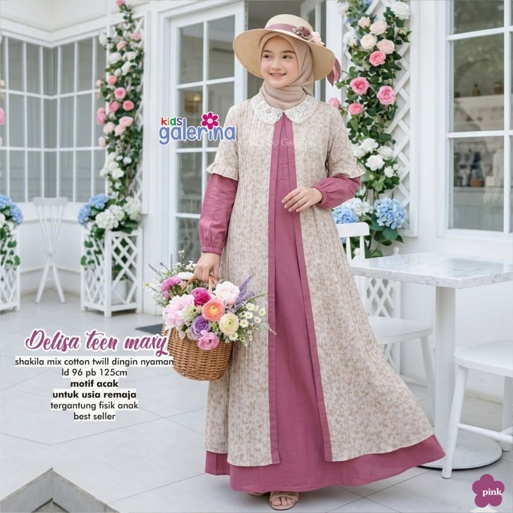 DRESS MAXY REMAJA, DAHLIA DRESS TEEN BY.GALERINA