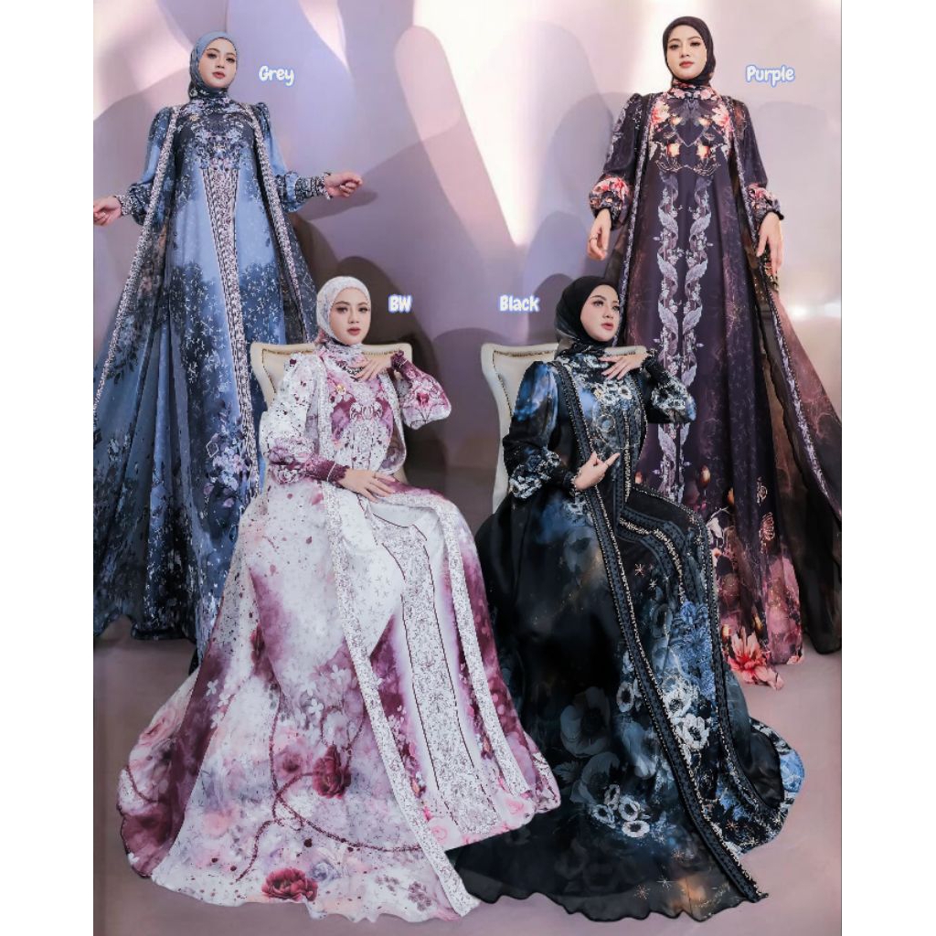 BISA COD (BARRAYA&SAFITRI  SERIES BY ALYA SYARI  ORI PREMIUM GAMIS ALYA SYARI TERBARU