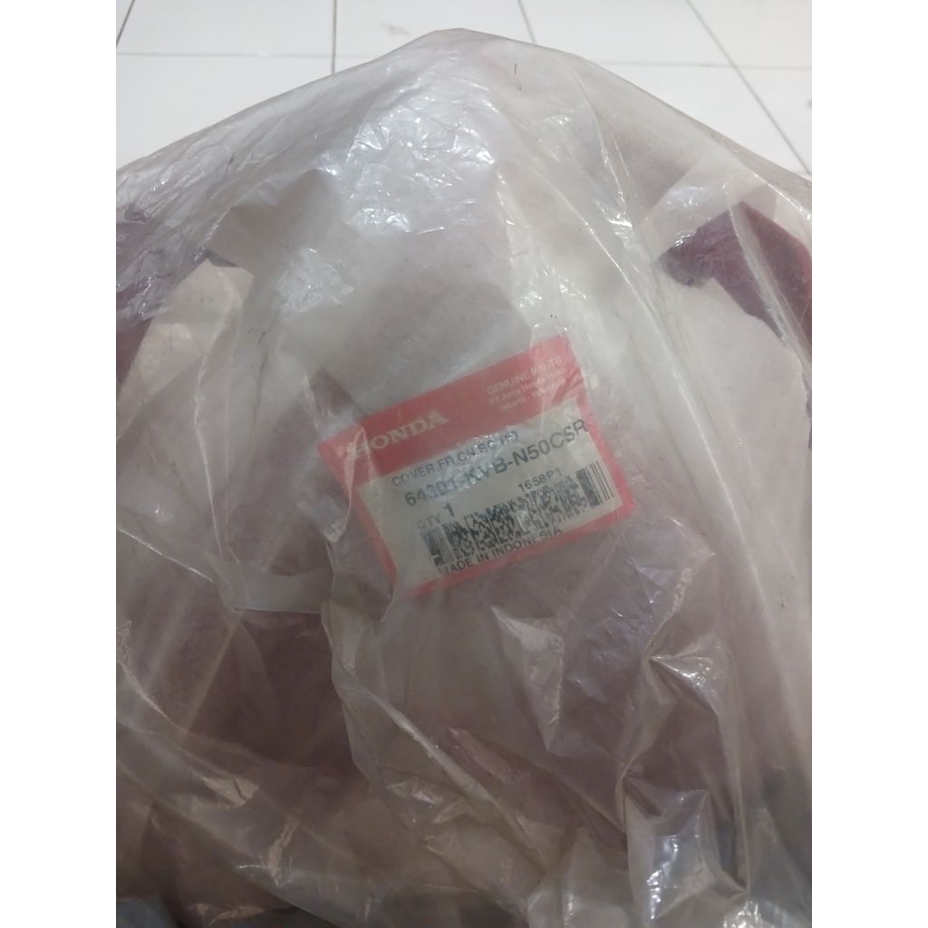 Cover Lampu Depan Vario Tecno 110 Karbu ( Merah Maroon) 64301-KVB-N50CSR