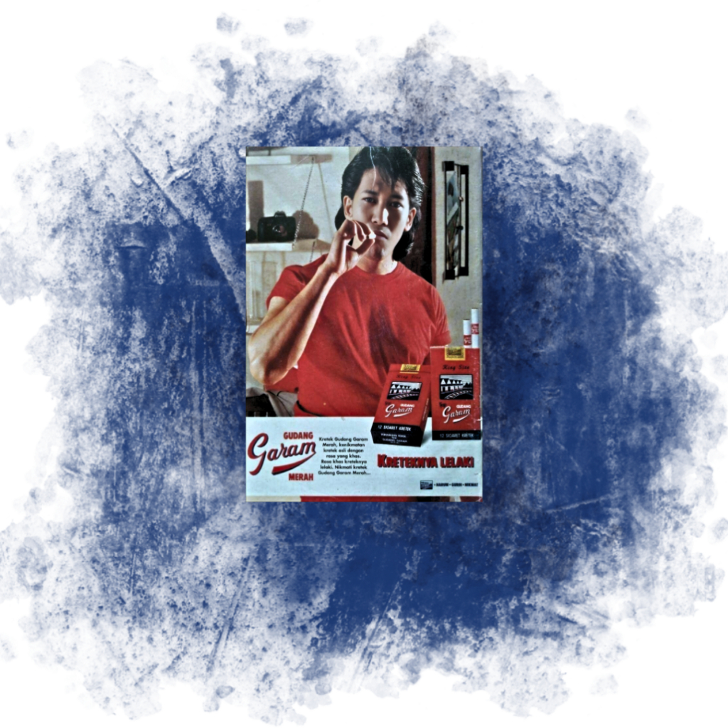 Iklan Jadul Gudang Garam Merah Era 90-an - Original Vintage Poster