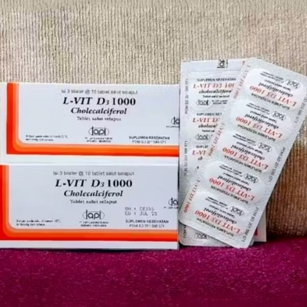 L-VIT D3 1000 STRIP 10 TABLET