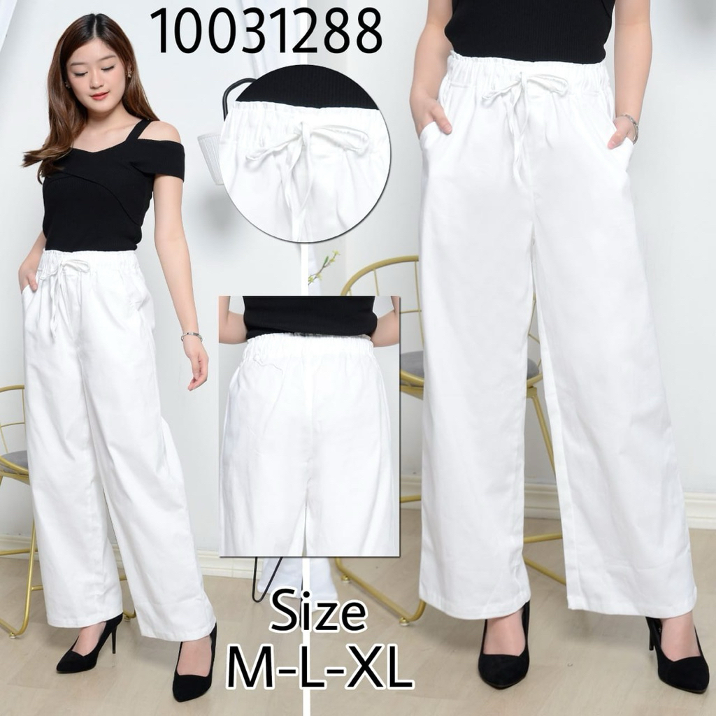 Celana Wanita Kulot Panjang 10031288 / Culottes Loose Pants / Celana Kolor Panjang / Square Pants / 