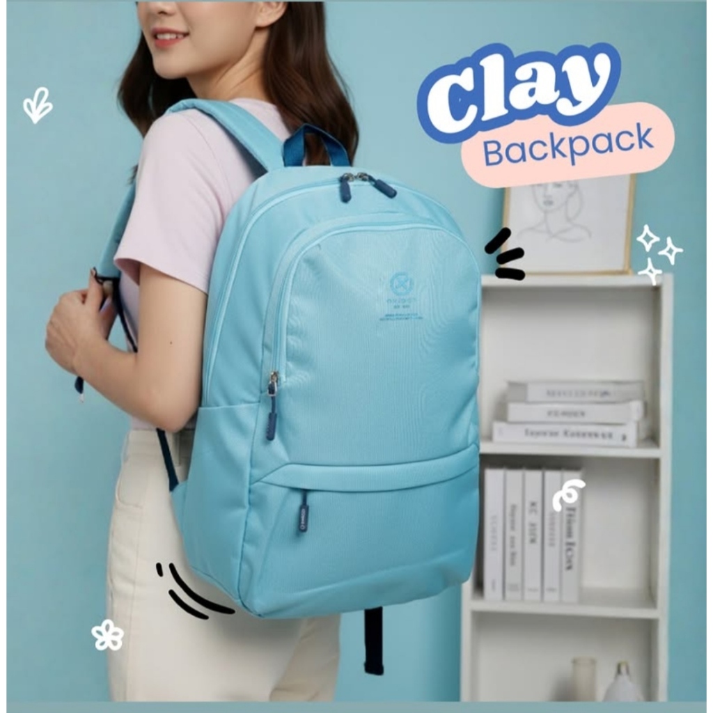 Oxigen Clay Tas Ransel Backpack Laptop Oxigen Original