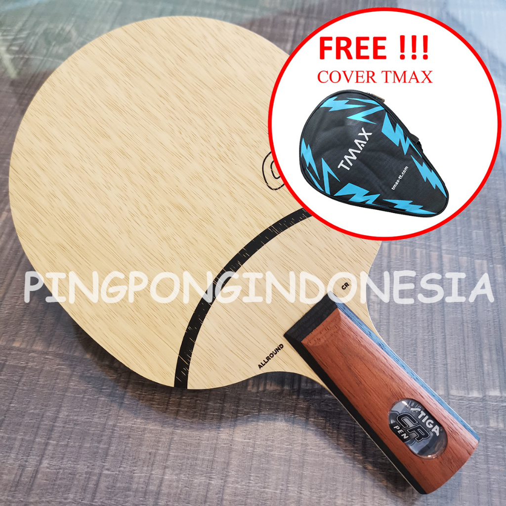 Stiga Allround CR WRB JTTAA - Penhold - Blade Kayu Pingpong Tenis Meja Bat Bet