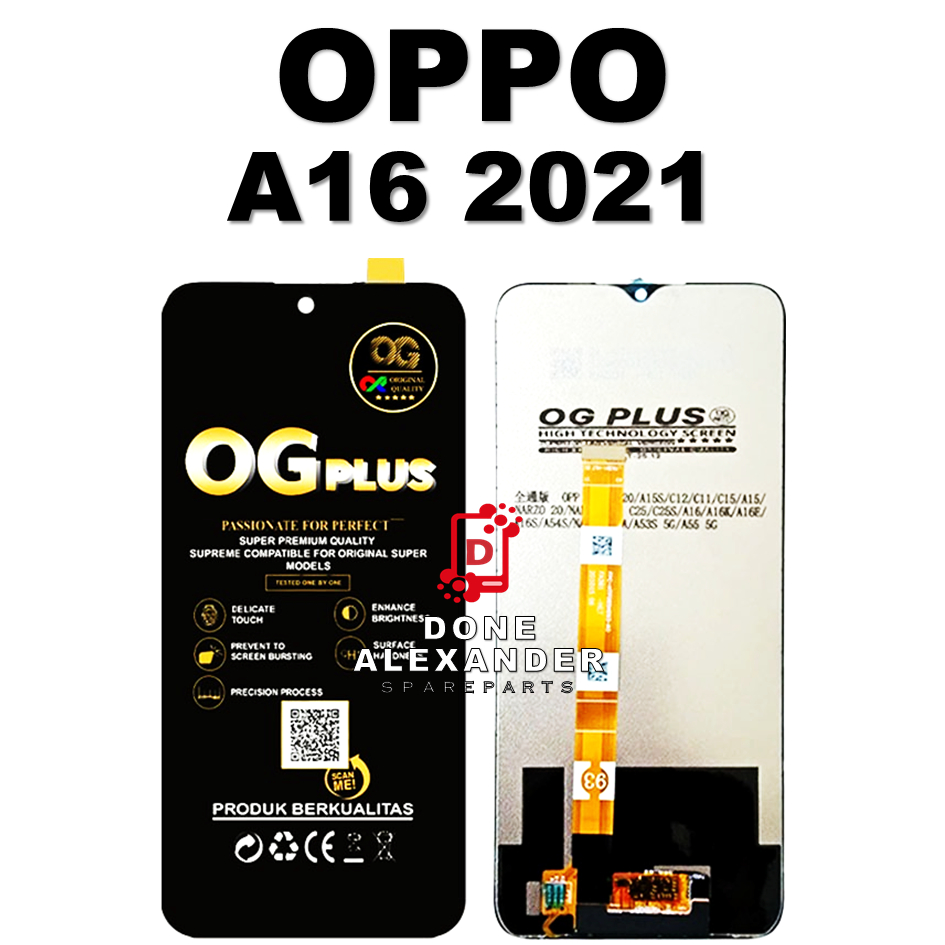 LCD TOUCHSCREEN OPPO A16 2021 COMPLETE FULLSET ORIGINAL 100%