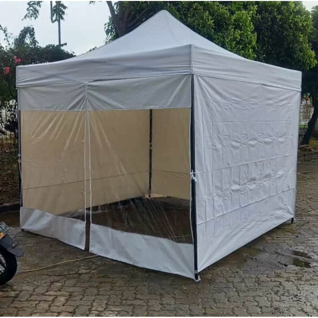TENDA LIPAT 3x3 +DINDING 3sisi