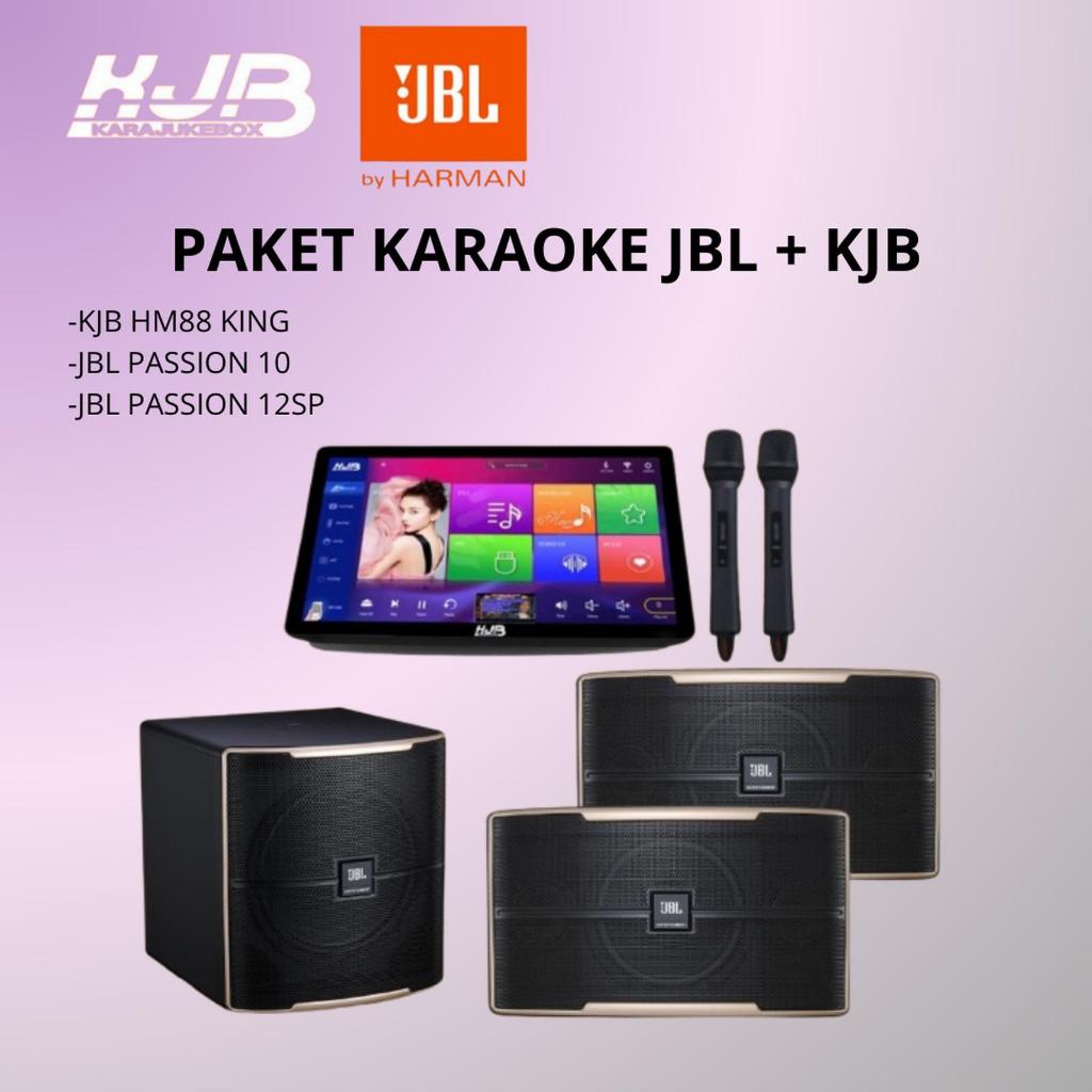Paket Karaoke KJB King Karaoke Player JBL Pasion 10 Speaker Karaoke JBL Pasion 12SP Karaoke Subwoofe