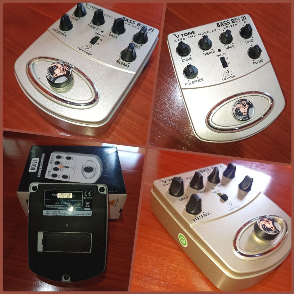 Behringer Bass BDI 21 preamp di box efek gitar bass