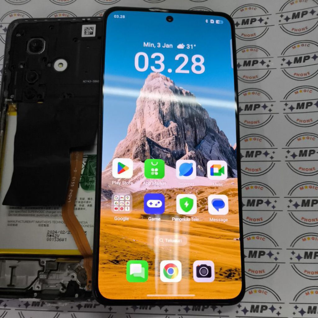 LCD FULLSET FRAME OPPO RENO 11F 5G AMOLED ORIGINAL COPOTAN