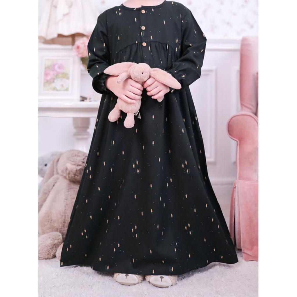 LITTLE DITSY MARET 2026 LITTLE CARROT BLACK 7 NIGHTGOWN