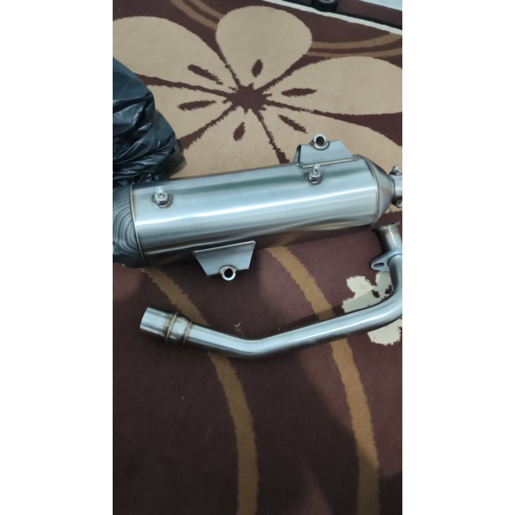 Knalpot CLD C2 Std Racing Stainless Skywave Hayate