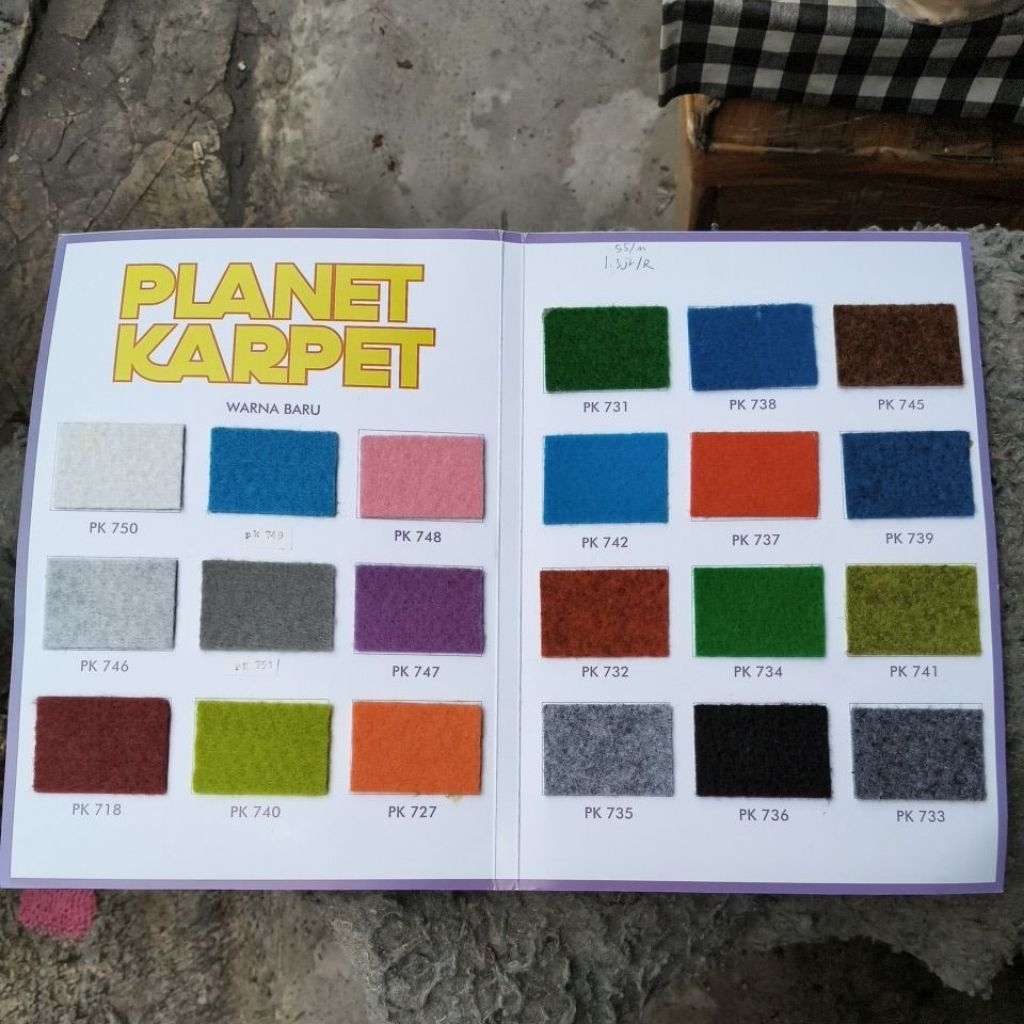Karpet Beludru Polos Planet Karpet Meteran (Mushola, Pameran)