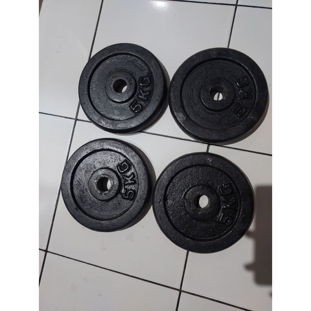 Plate Dumbel 20kg ( 5kg × 4biji )