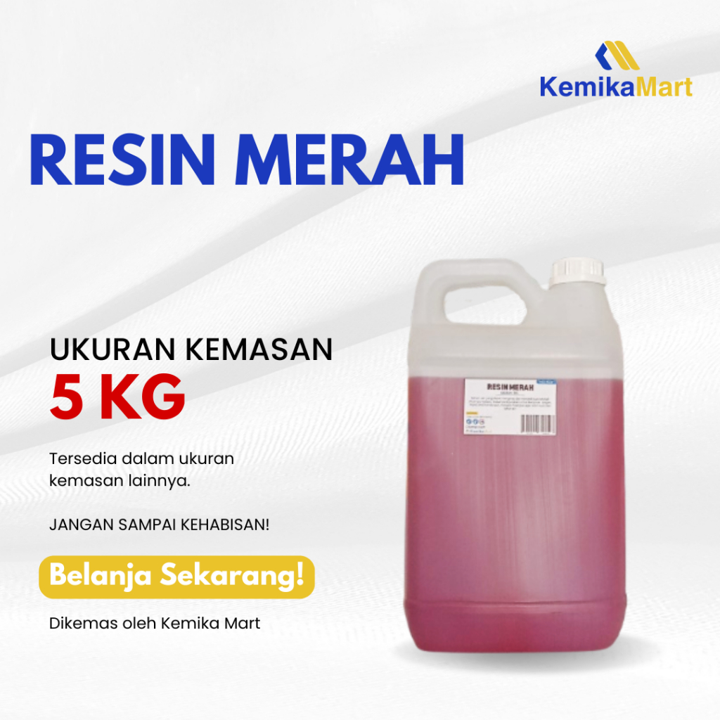 Resin Merah / Resin Butek Ukuran 5Kg