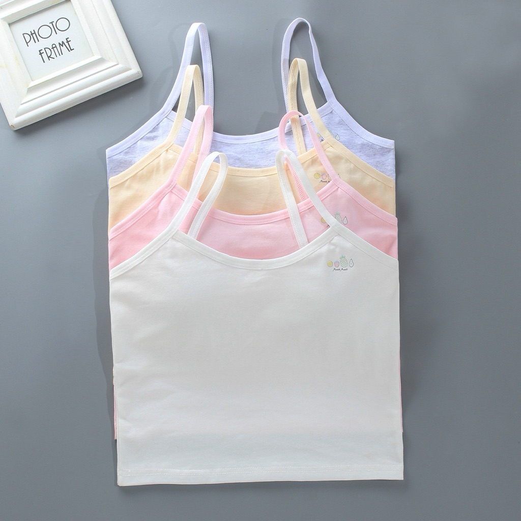 Singlet Busa Tali/Singlet Busa Anak Perempuan/Singlet Remaja/Pakaian Anak Perempuan