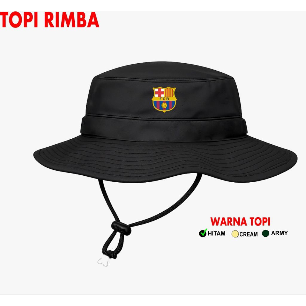 Topi Outdoor Topi Rimba Hitam Cream Army Topi Olahraga Outdoor Pria Wanita
