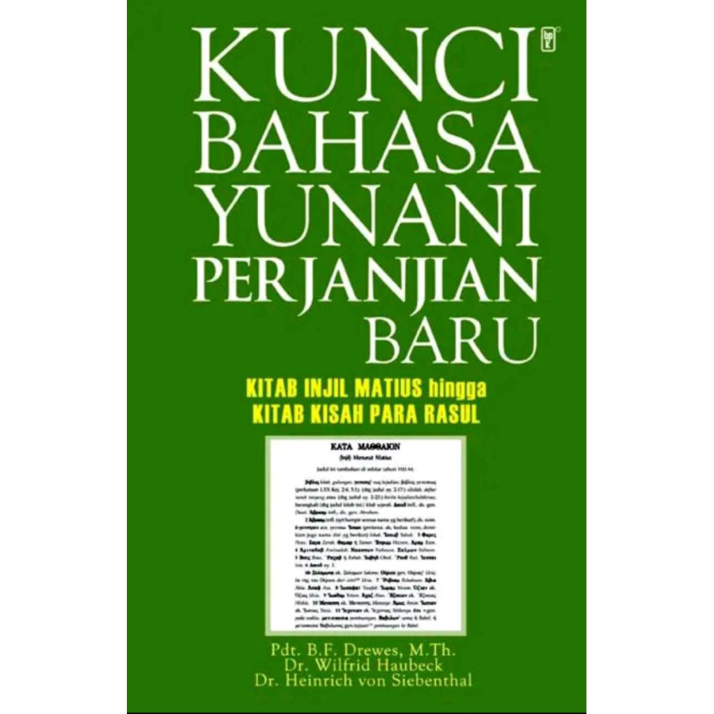 Kunci Bahasa Yunani Perjanjian Baru