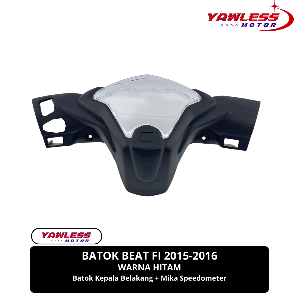 Batok Beat Fi 2015 - 2016 Belakang Warna Hitam + Mika Speedometer Beat Fi / Batok Beat Fi