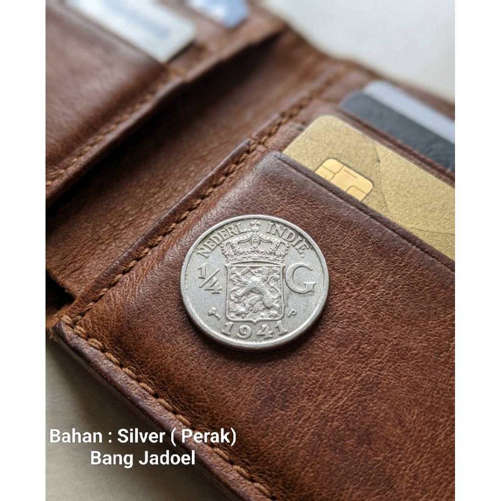 Koin Kuno Silver 1/4 Gulden 1941