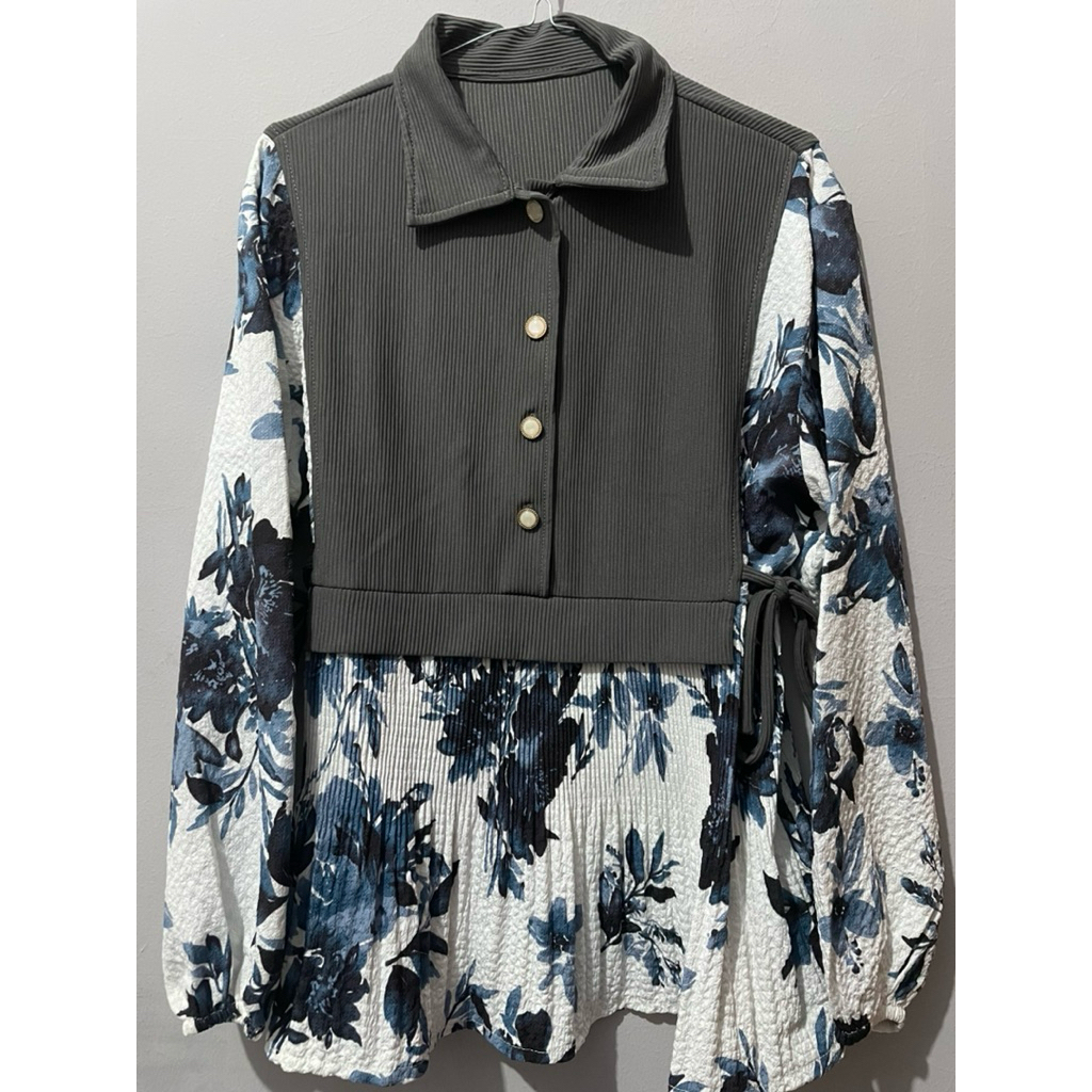 Preloved Blouse 2in1 Vest