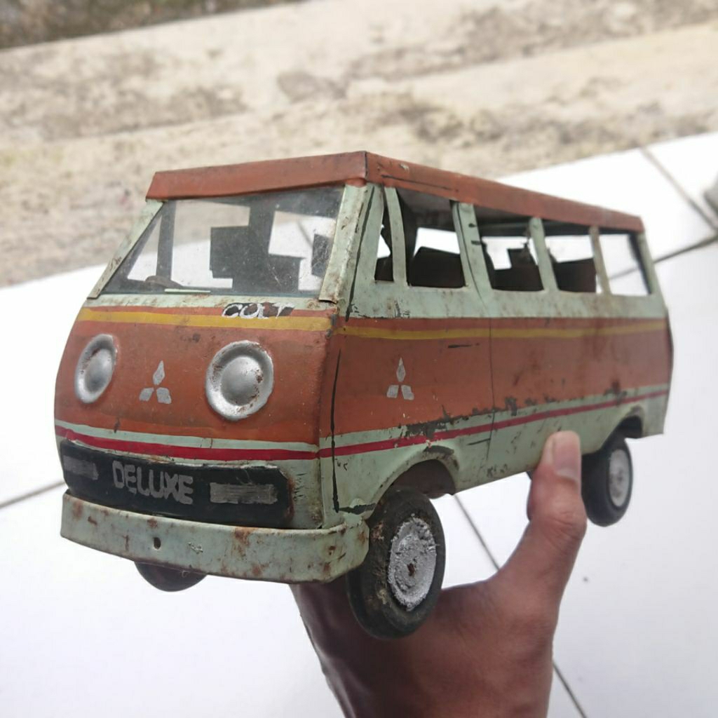 MAINAN MOBILAN KALENG COLT BAGONG MINIBUS ANTIK JADUL LANGKA