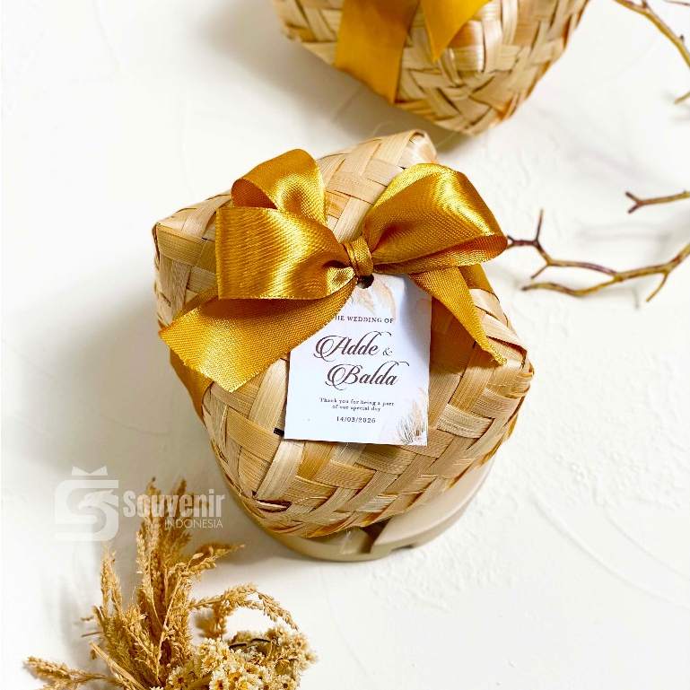 Souvenir Pernikahan Gelas Enamel Lurik Kemasan Aesthetic Souvenir Gelas Souvenir Nikah Souvenir Wedd