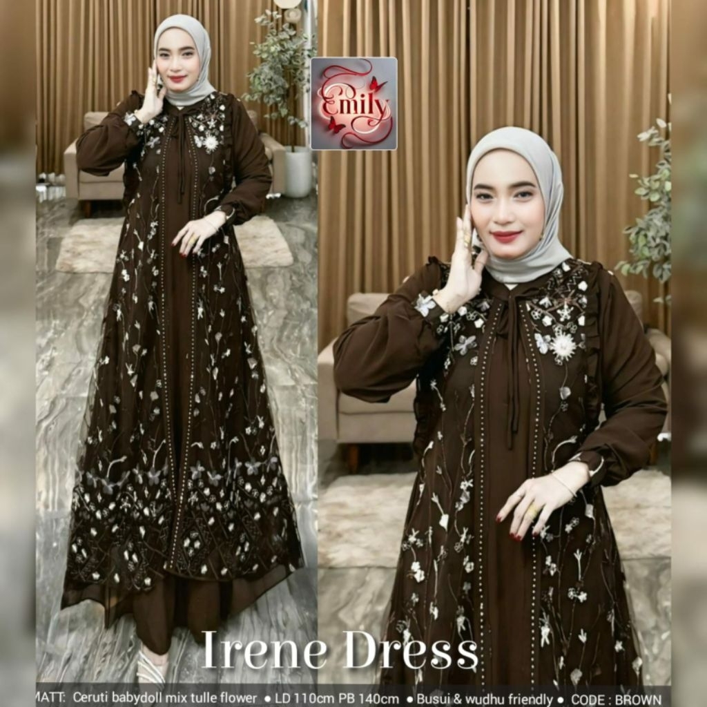 READY ERENA DRESS REAL PICT BEST SELLER