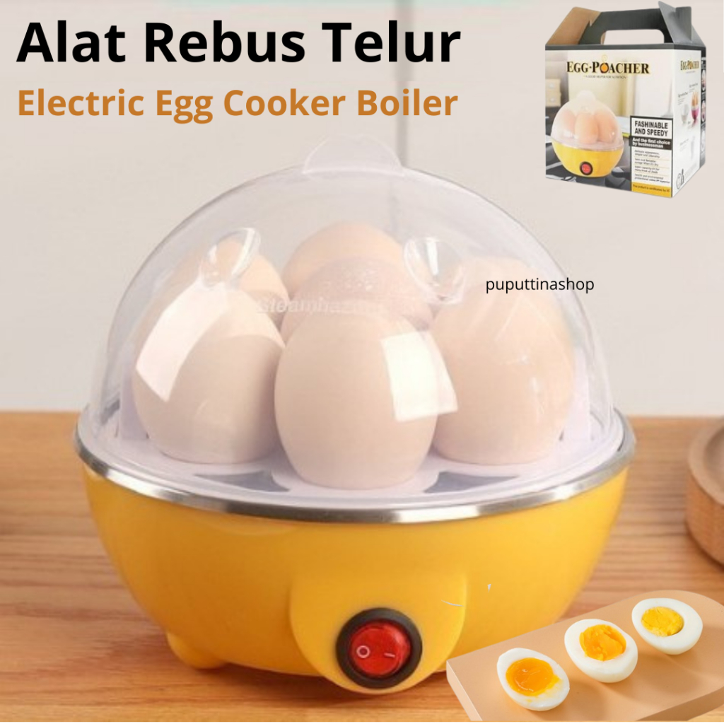 Electric Egg Cooker Boiler Alat Rebus Telur /  Alat Rebus Telur Elektrik 350W