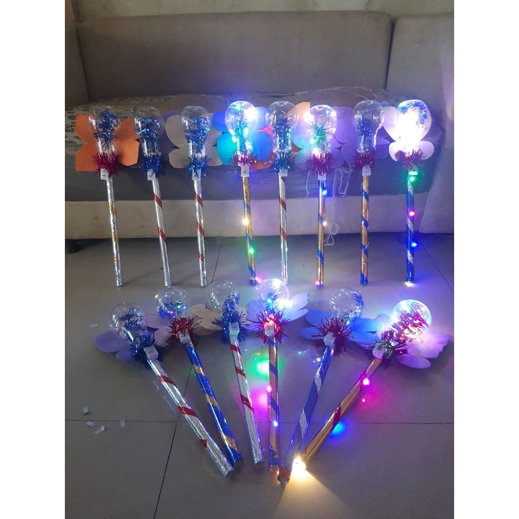 (10pc) LAMPION SAYAP LED/ lampion takbir/ takbir keliling/ oncor/obor elektrik/ takbiran/ pawai/ lam