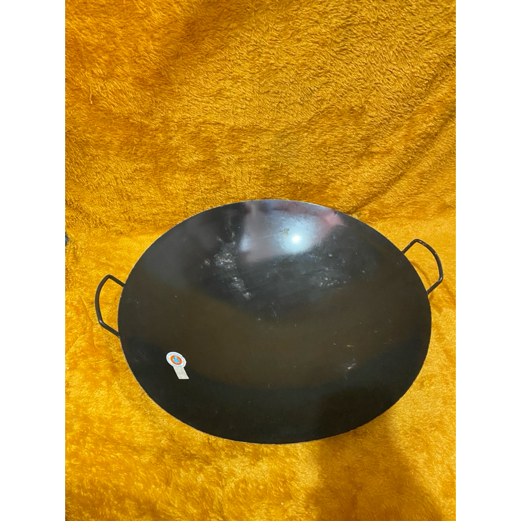 NEW Wajan / Kuali CAPTAIN BRAND THAILAND Hitam Berkualitas Anti Lengket Diameter 45cm No Minus. Iz