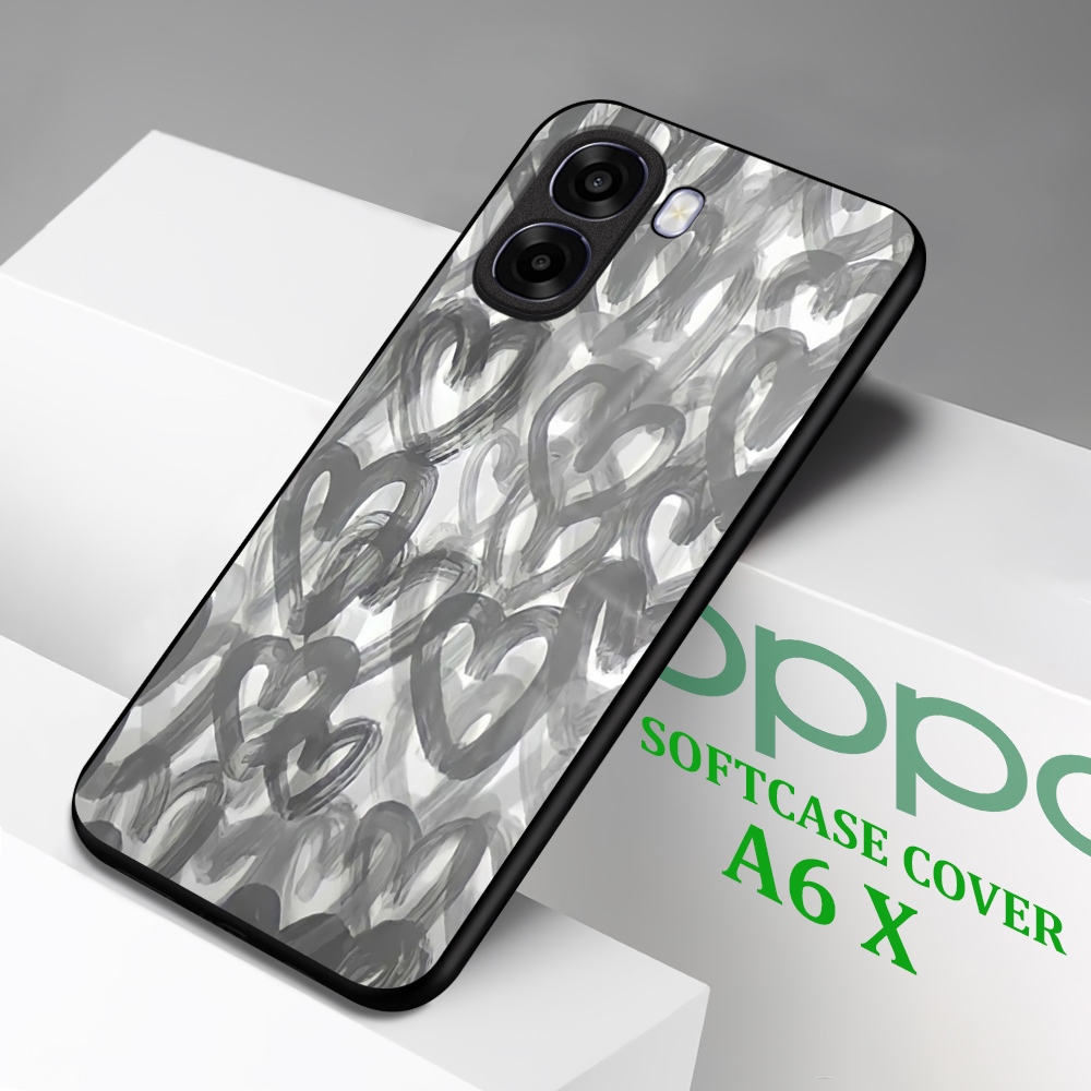 [AA15] Softcase Kilau OPPO A6X | A6 | Case Casing Kesing oppo Silicon Pelindung Hp Kilau Kaca Mika H