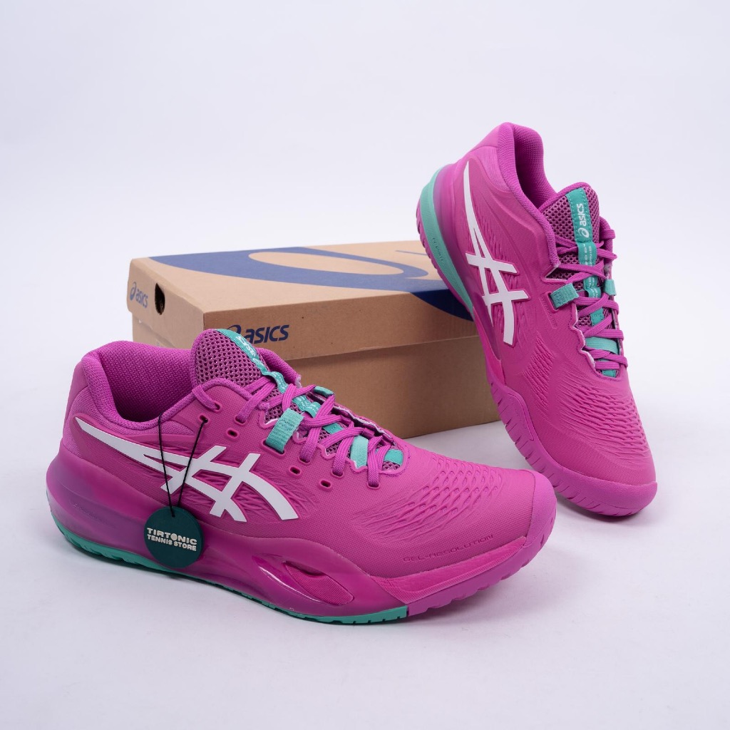 Sepatu Tenis Asics Gel Resolution X Court Pink Tennis Shoes BNIB ORIGINAL