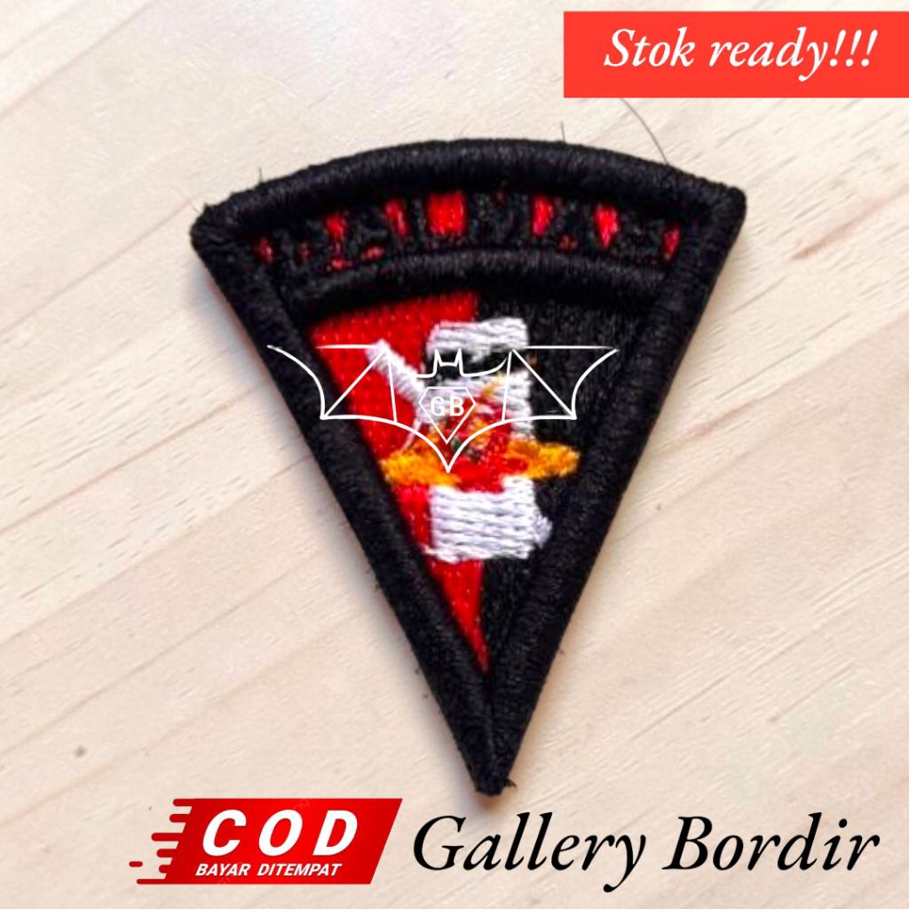 BORDIR LOGO DALMAS POL PP KECIL TIMBUL 3D